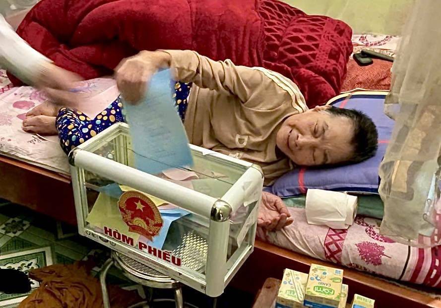 Những hình ảnh đẹp trong ngày hội bầu cử ở vùng cao Lào Cai