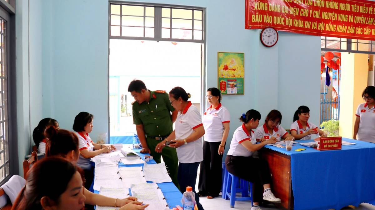 Phường Hiệp Bình – TP. Hồ Chí Minh: Tăng cường đảm bảo an ninh trật tự phục vụ Ngày bầu cử