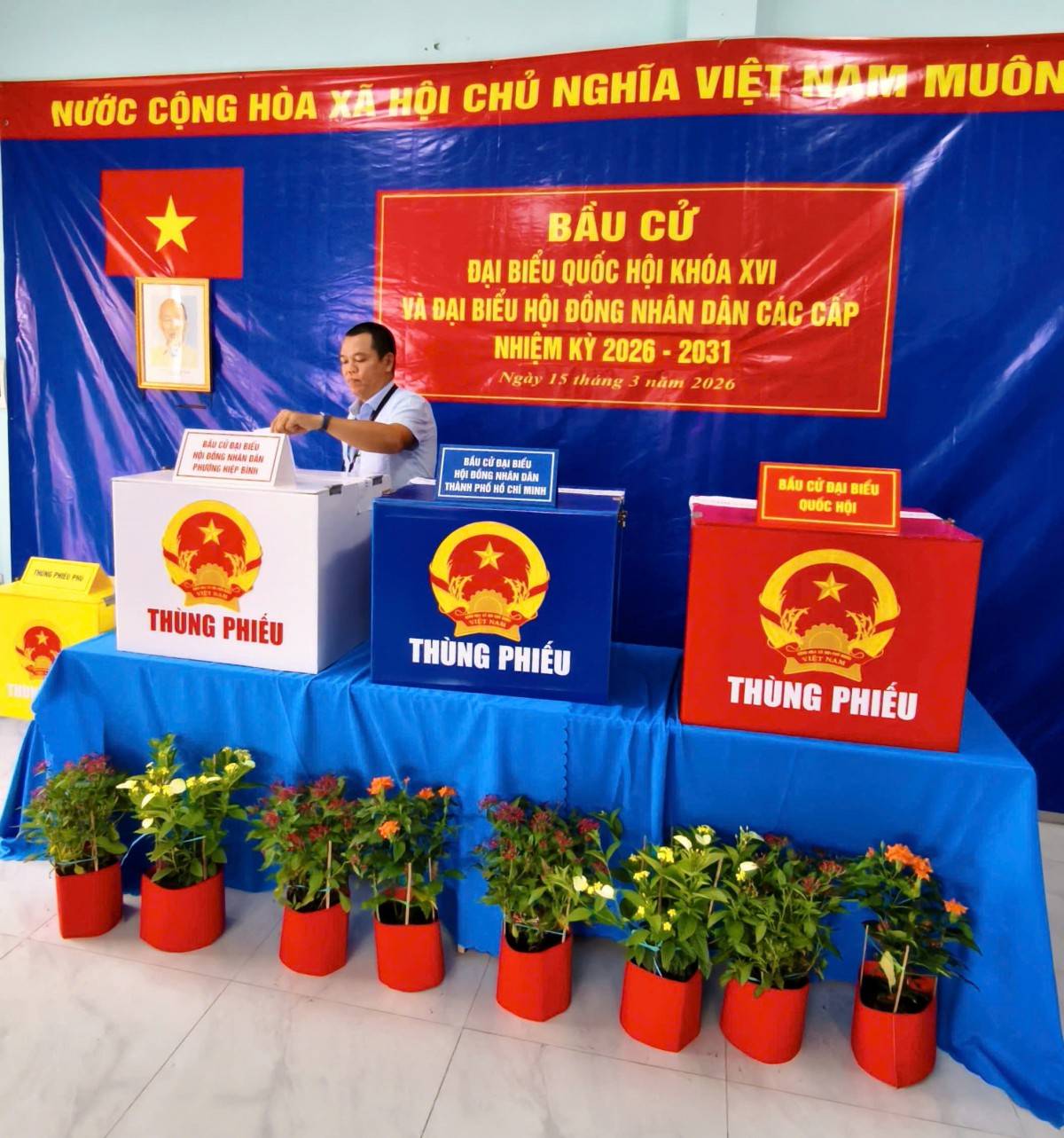 Phường Hiệp Bình, TP. Hồ Chí Minh,  Tăng cường, đảm bảo an ninh, trật tự, phục vụ Ngày bầu cử,