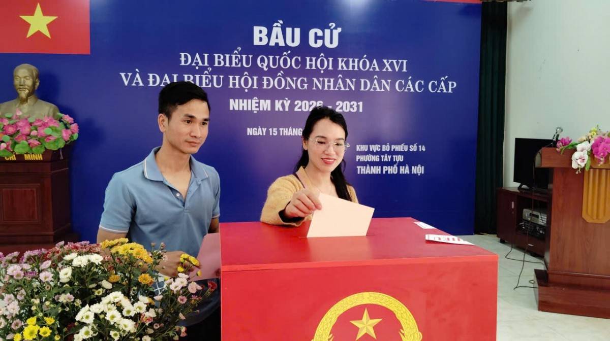 Hà Nội: Tỷ lệ cử tri đi bầu đạt 99,46%, hơn 2.600 khu vực bỏ phiếu đạt 100%