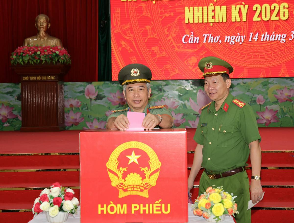 Cần Thơ: 58 xã, phường có tỷ lệ cử tri đi bầu cử đạt tỷ lệ 100%