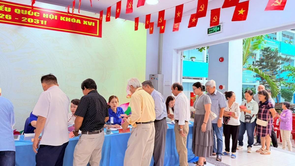 TP.HCM: 99% cử tri đã bỏ phiếu bầu cử đại biểu Quốc hội và HĐND các cấp