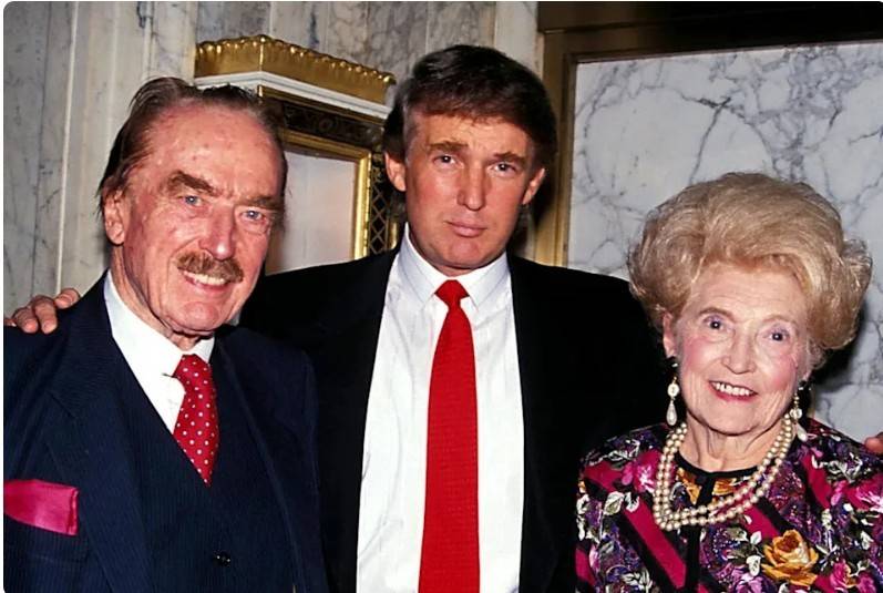 Người cha của ông Donald Trump: doanh nhân thành đạt - ông Fred Sr và vợ, bà Mary Anne tại New York năm 1992. Ảnh gia đình cung cấp.
