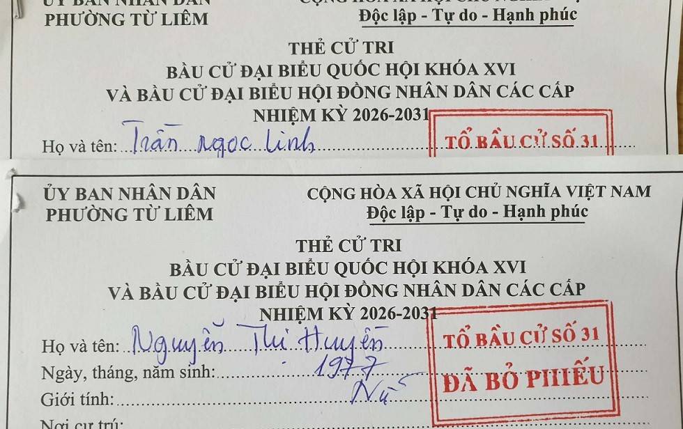 Không nên đăng hình ảnh thẻ cử tri lên mạng xã hội để loại bỏ nguy cơ lộ lọt thông tin cá nhân.