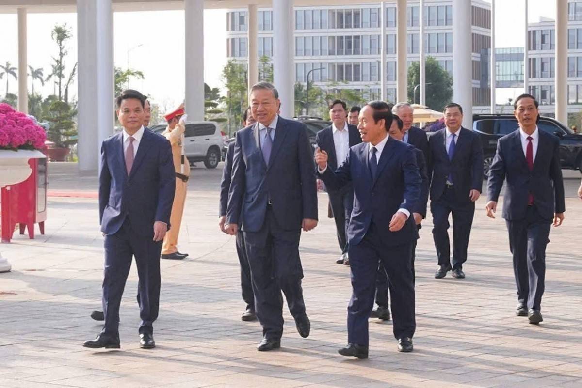 Tổng Bí thư Tô Lâm làm việc với Hải Phòng: Mở không gian phát triển mới cho thành phố cảng