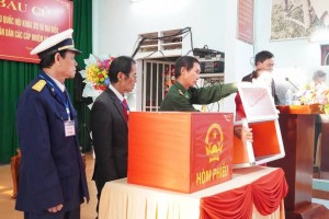 Tỉnh Quảng Trị: Cử tri đi bầu cử đạt hơn 99%