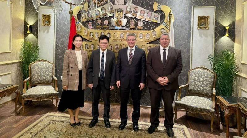 Hải quan Ai Cập cam kết hỗ trợ xử lý vướng mắc hàng hóa Việt Nam tại cảng biển