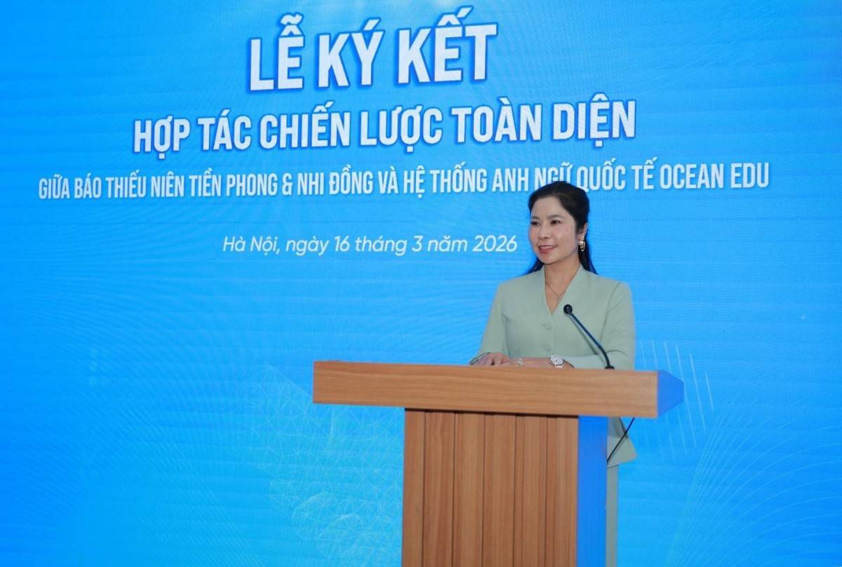 Hợp tác chiến lược vì tiếng Anh học đường: Báo TNTP&NĐ đồng hành cùng Ocean Edu