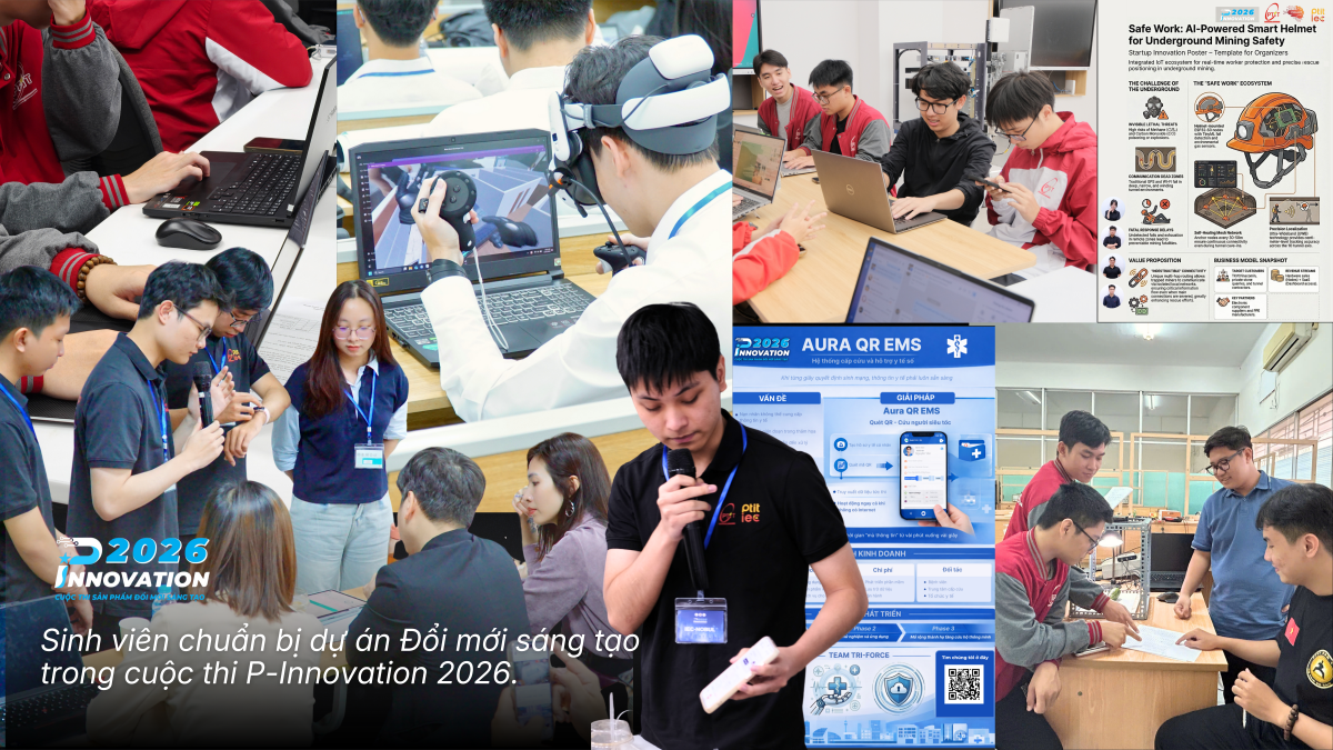 Các sản phẩm và quá trình ươm tạo dự án của sinh viên và giảng viên tại PTIT