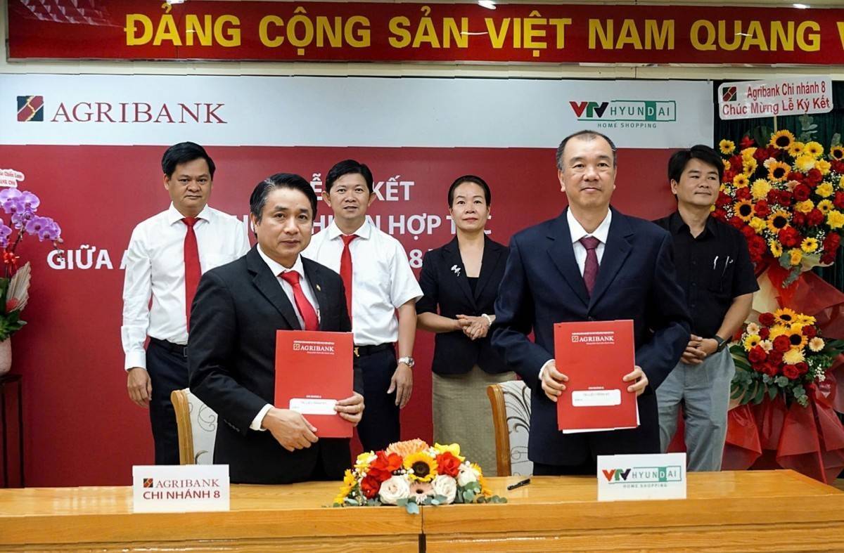 Agribank (CN 8) và VTV Hyundai Home Shopping ký kết hợp tác chiến lược toàn diện : Bứt tốc hệ sinh thái tài chính – tiêu dùng số