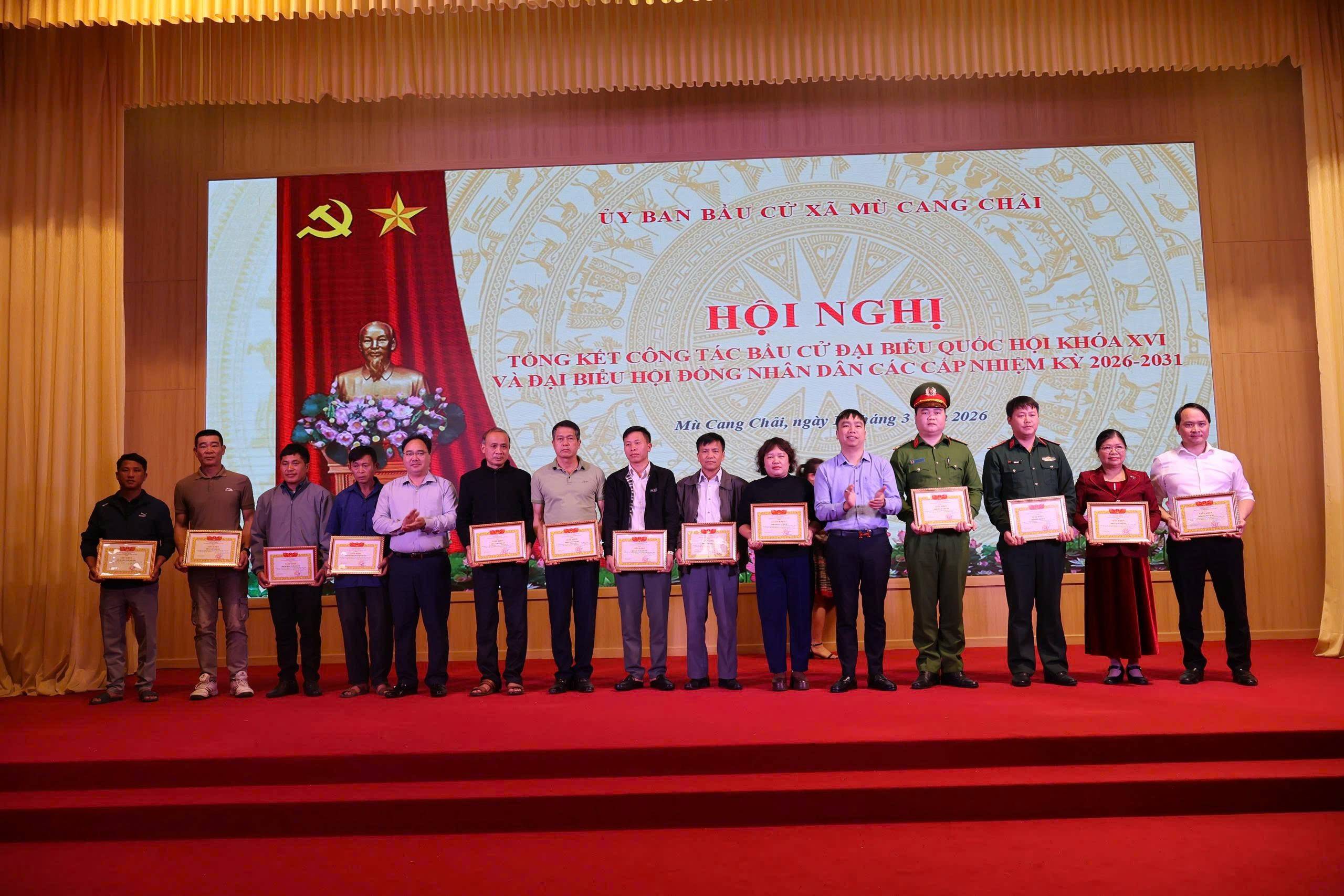 Lào Cai: Xã Mù Cang Chải tổng kết bầu cử Quốc hội khóa XVI và HĐND nhiệm kỳ 2026–2031