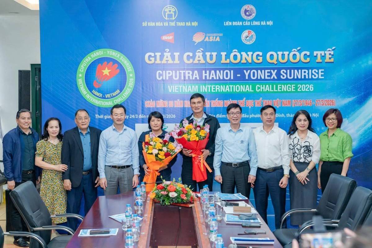 Ciputra Hanoi đồng hành cùng giải cầu lông quốc tế Vietnam International Challenge 2026