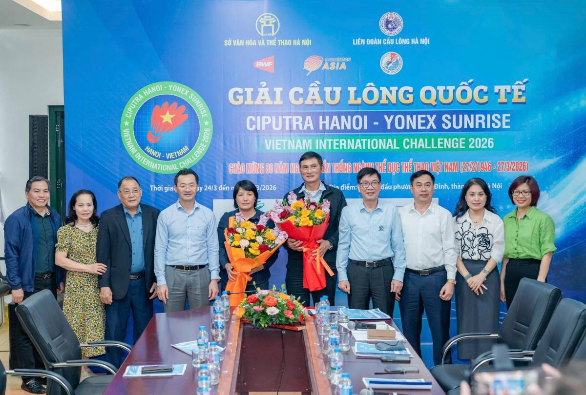 Ciputra Hanoi đồng hành cùng giải cầu lông quốc tế Vietnam International Challenge 2026