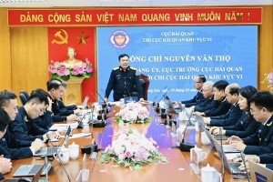 Cục Hải quan làm việc với Chi cục Hải quan khu vực VI: Đẩy mạnh cải cách, nâng cao hiệu quả quản lý