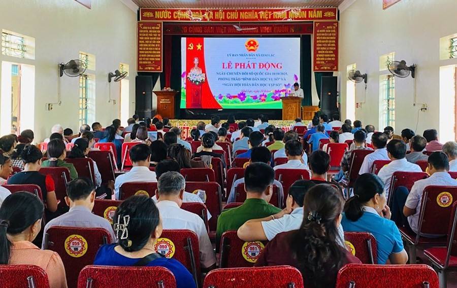 Xã Giai Lạc tổ chức Lễ phát động 