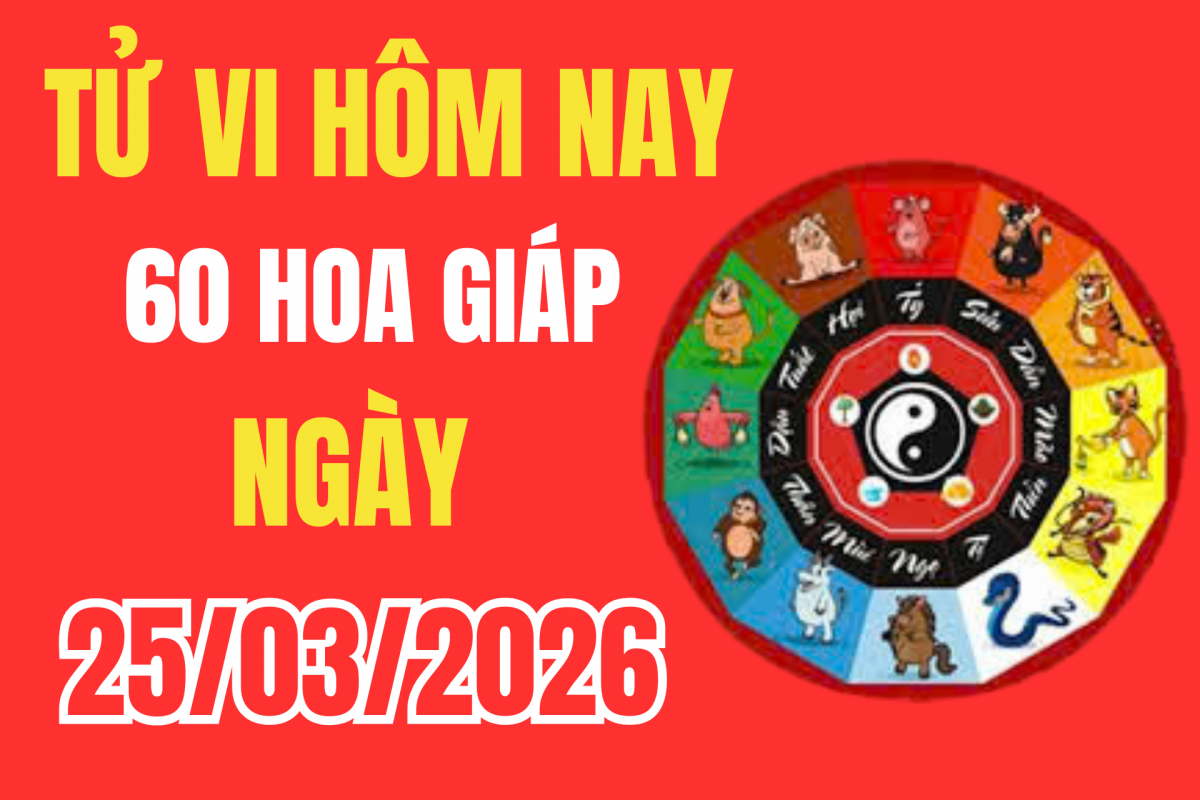 Tử vi 12 con giáp hôm nay ngày 25/3/2026: Ngày vượng khí - con giáp nào đón cát tinh, tài lộc đến bất ngờ ?