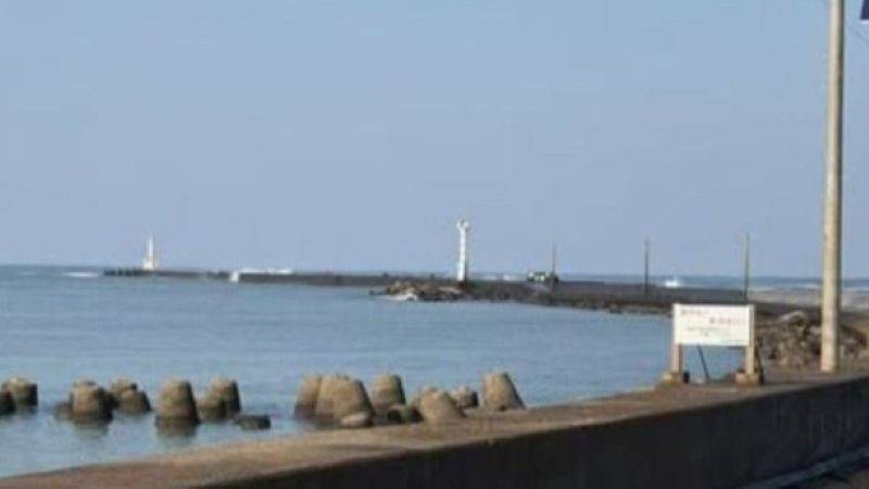 Khu vực đê chắn sóng Mikuni, thành phố Sakai, tỉnh Fukui (Ảnh: Japan News).