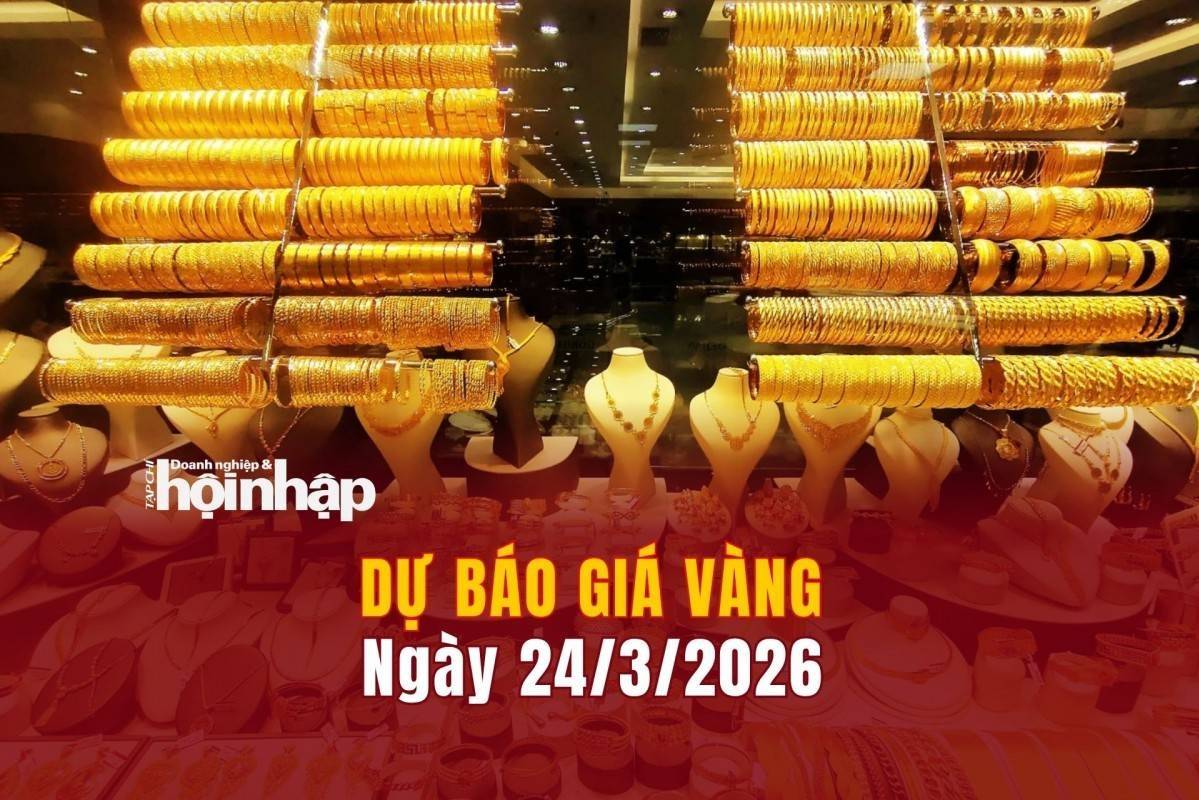 Dự báo giá vàng 24/3: Giá vàng nhẫn, vàng miếng tiếp đà "lao dốc"