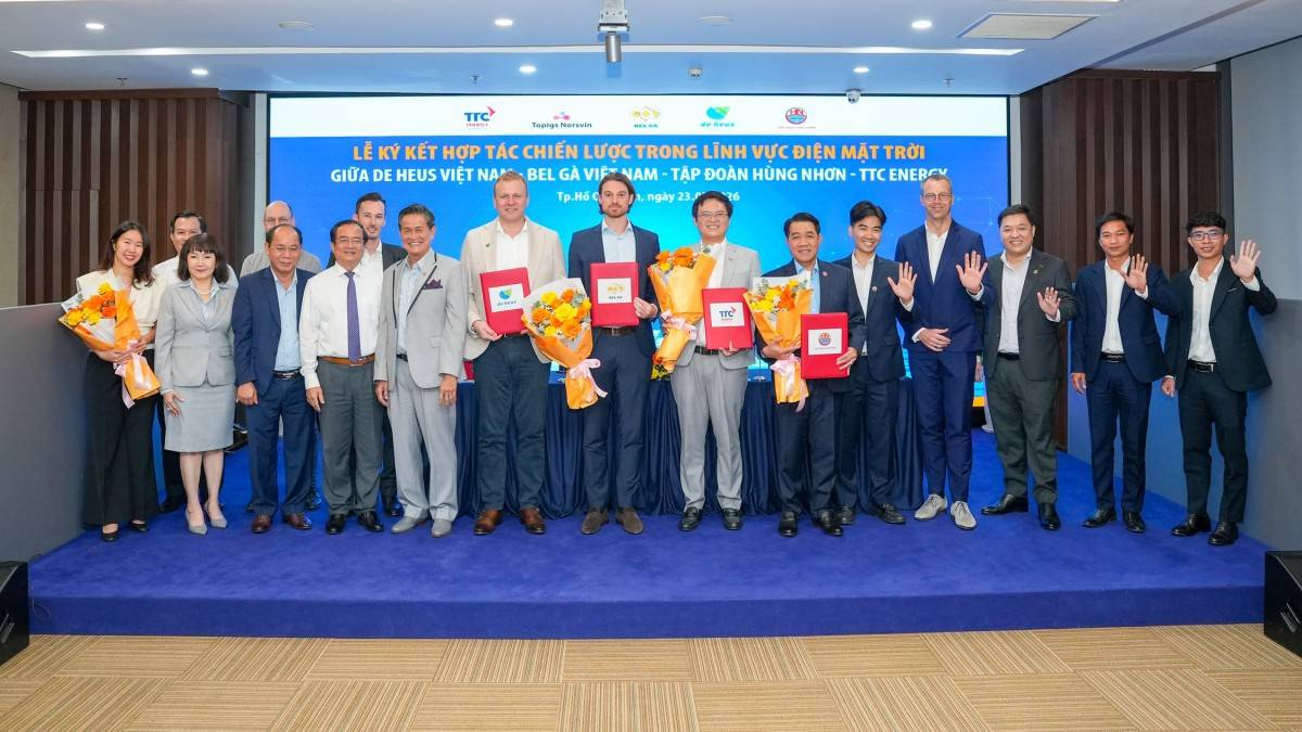 Hùng Nhơn - De Heus - Bel Gà - TTC Energy: Bắt tay phát triển điện mặt trời