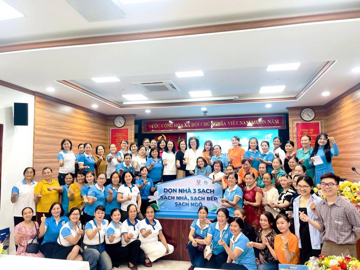 Chương trình tập huấn “Dọn nhà 3 Sạch” – nhãn hàng Vim