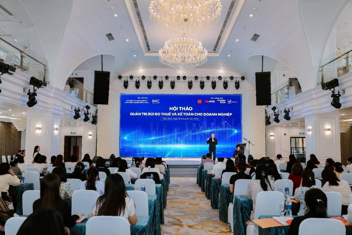 Hội thảo Quản trị rủi ro Thuế và Kế toán cho doanh nghiệp thu hút đông đảo doanh nghiệp tham gia