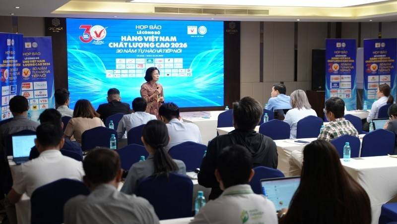 581 doanh nghiệp đạt Hàng Việt Nam chất lượng cao 2026: Chuẩn mực mới từ niềm tin người tiêu dùng
