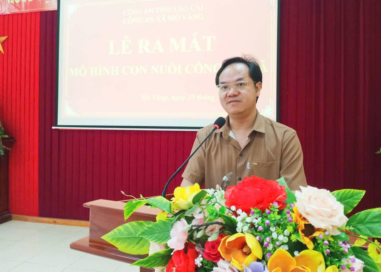 ông Đỗ Cao Quyền - Phó bí thư - Chủ tịch UBND xã Mỏ Vàng