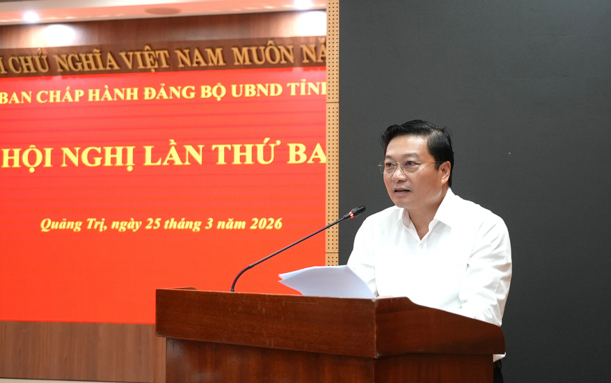Ban Chấp hành Đảng bộ UBND tỉnh Quảng Trị triển khai nhiệm vụ trọng tâm quý II/2026