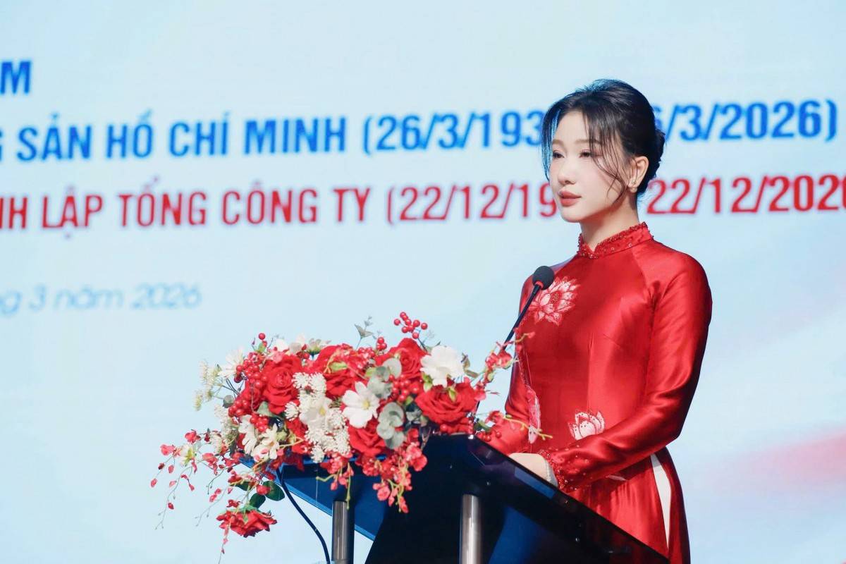 S. Nguyễn Bảo Uyên, Phó Chủ tịch HĐQT, Giám đốc điều hành Hệ thống Y tế Hợp Lực, chia sẻ về vai trò của Đoàn Thanh niên đối với sự phát triển của doanh nghiệp