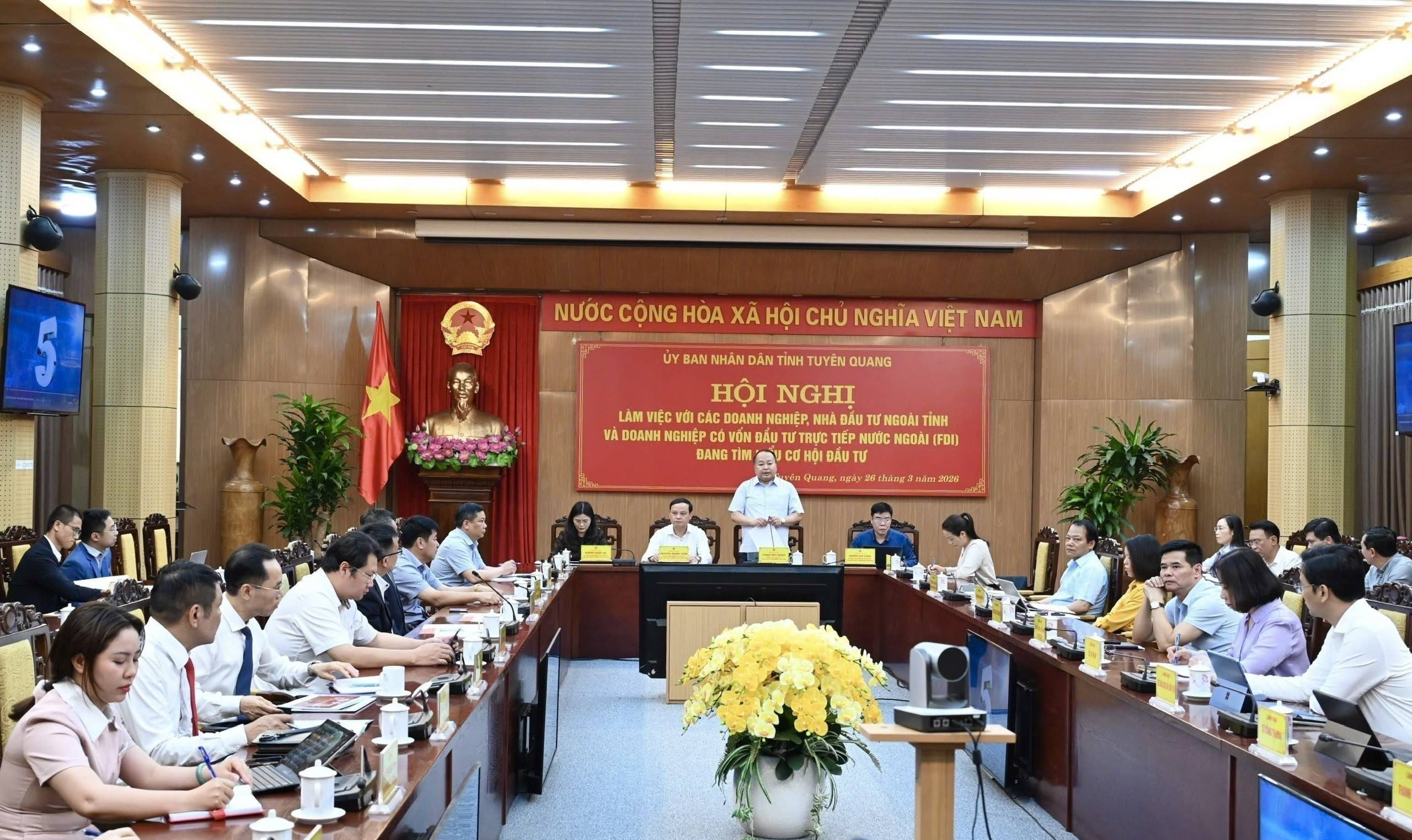 Tuyên Quang: Đồng hành doanh nghiệp, thúc đẩy hợp tác đầu tư hiệu quả, bền vững