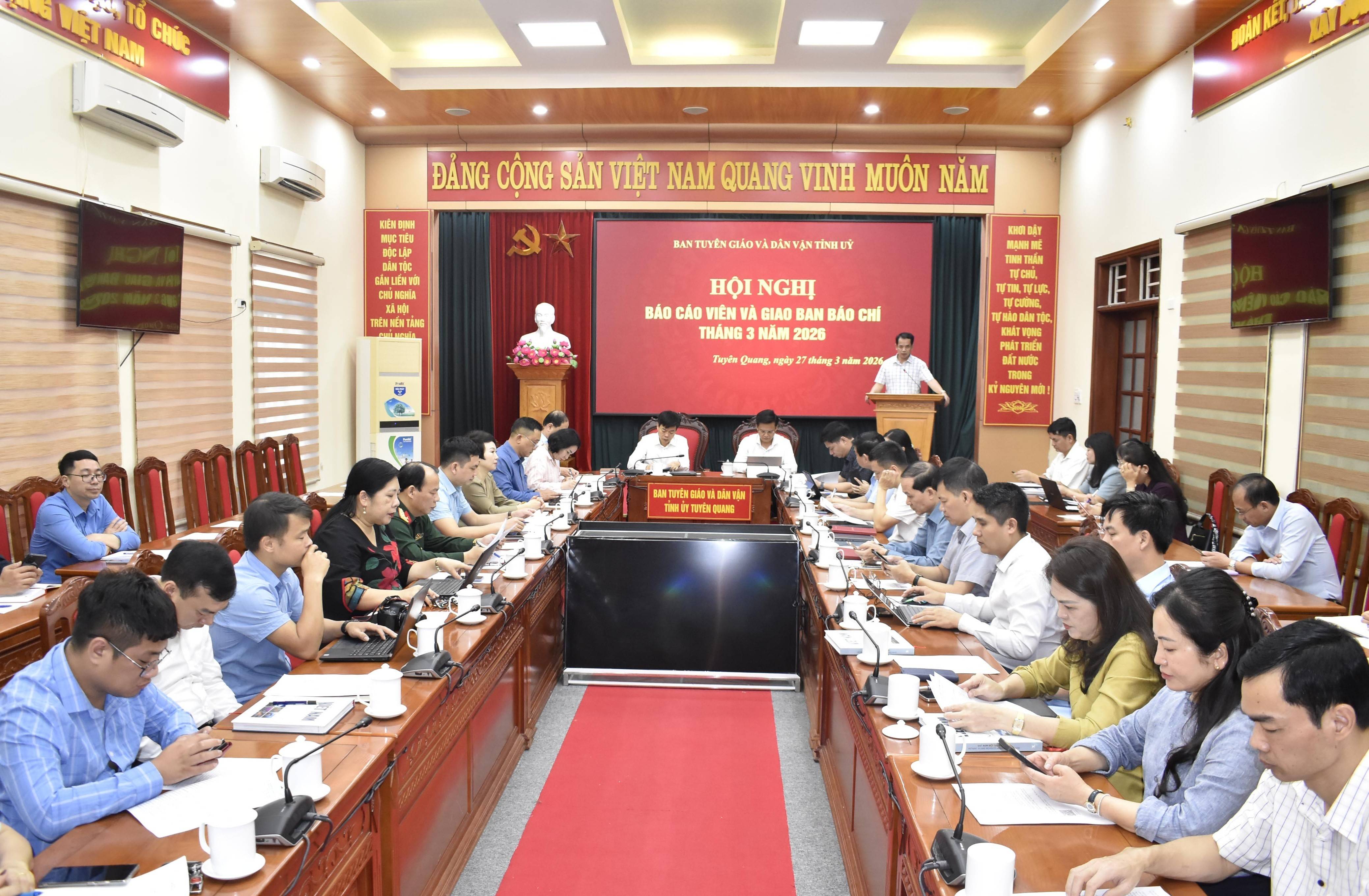 Tuyên Quang: Đổi mới công tác tuyên truyền, phát huy vai trò báo chí trong phát triển địa phương