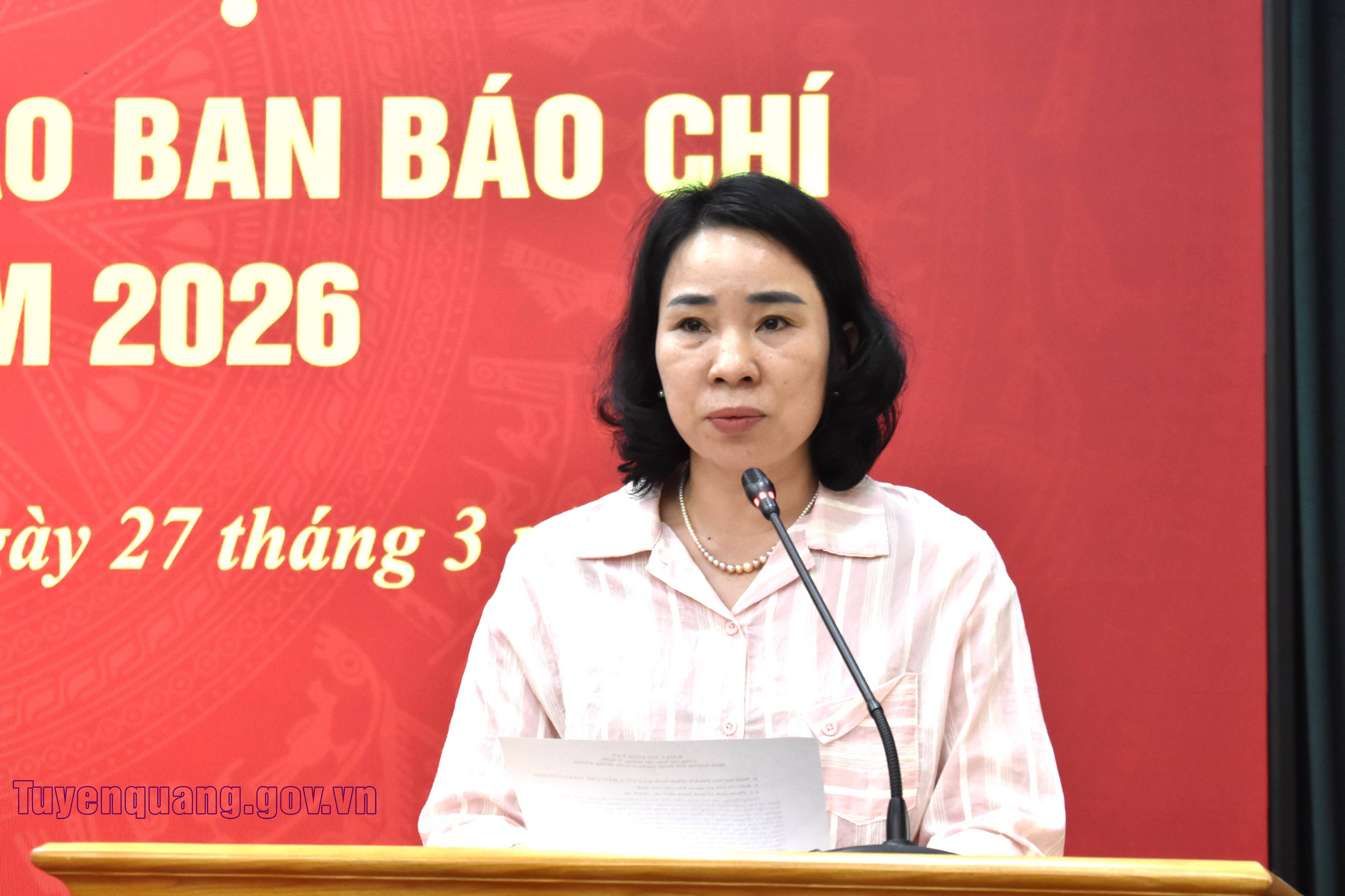 Tuyên Quang: Đổi mới công tác tuyên truyền, phát huy vai trò báo chí trong phát triển địa phương