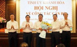 Ông Trần Phong được bầu làm Bí thư Tỉnh ủy Khánh Hòa