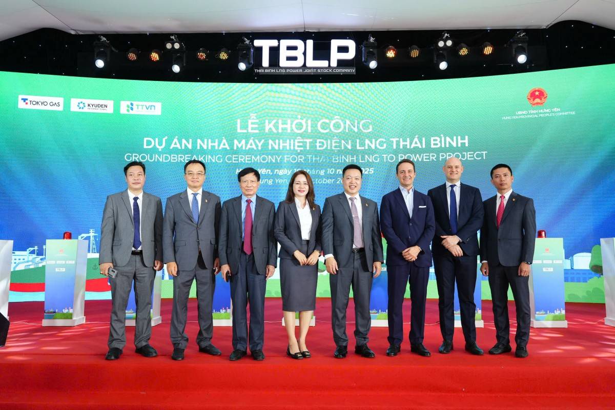 Lễ khởi công Dự án điện khí LNG Thái Bình