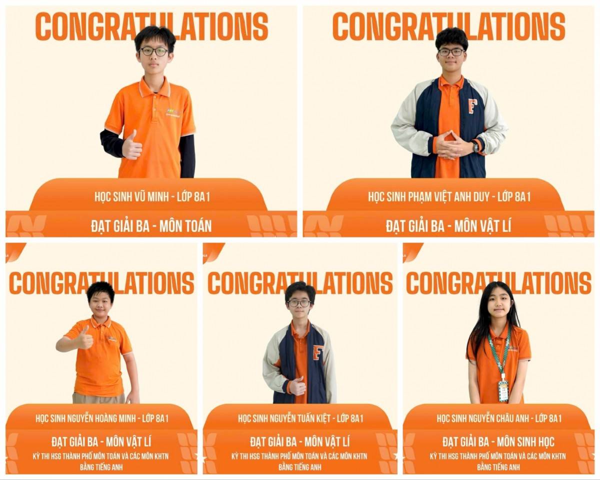 Học sinh FPT School Hải Phòng tỏa sáng tại nhiều sân chơi học thuật khẳng định chất lượng đào tạo