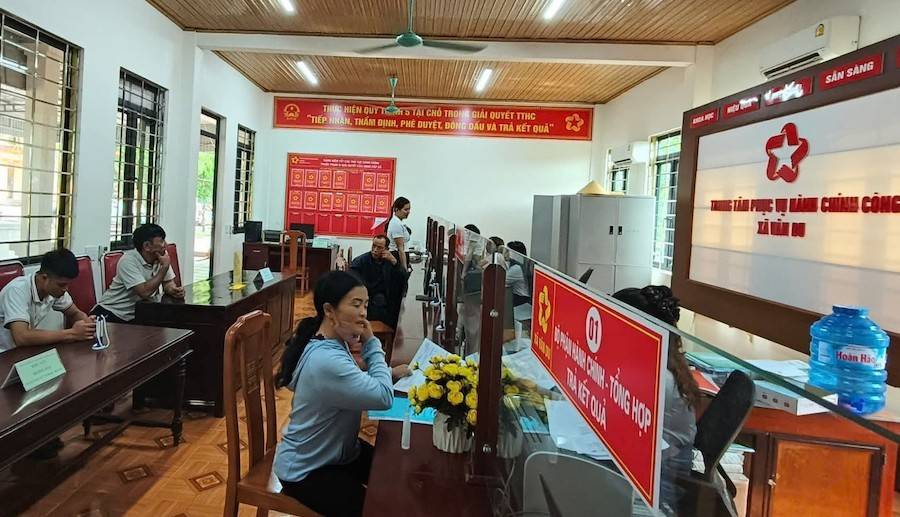 Trung tâm phục vụ hành chính công xã Vân Du đã và đang trở thành “địa chỉ tin cậy” của nhân dân,