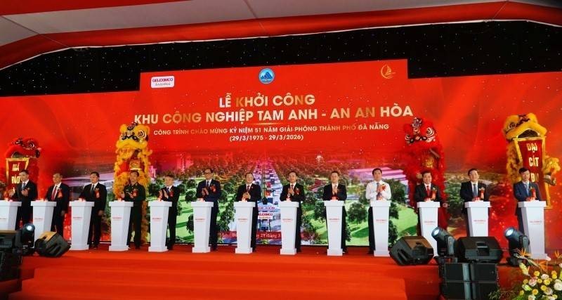 Chính thức khởi công KCN Tam Anh - An An Hòa hơn 4.152 tỉ đồng tại Đà Nẵng.