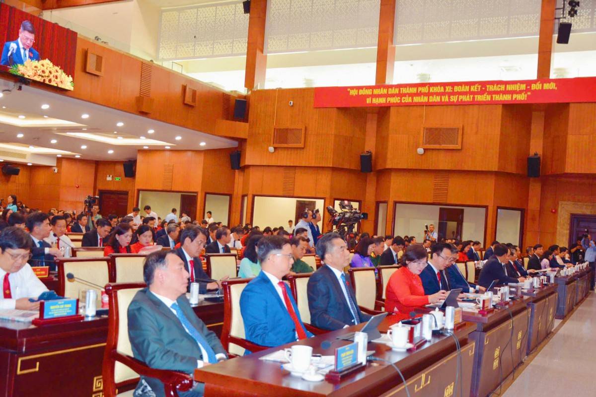 Khai mạc Kỳ  họp thứ nhất , HĐND  TPP. hồ  Chí  Minh