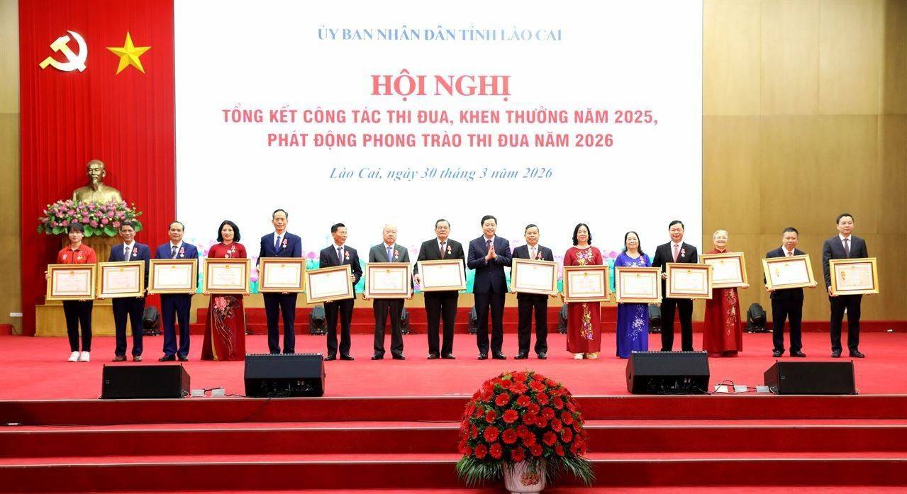 Lào Cai: Phát động thi đua năm 2026 với quyết tâm bứt phá tăng trưởng, phát triển nhanh, bền vững