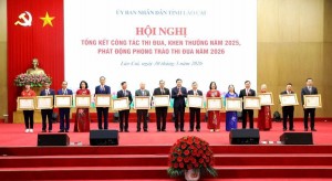 Lào Cai: Phát động thi đua năm 2026 với quyết tâm bứt phá tăng trưởng, phát triển nhanh, bền vững