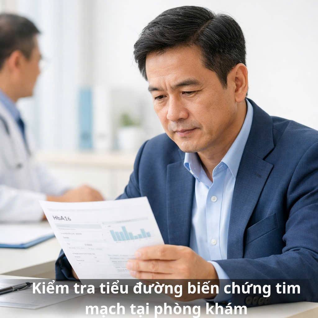 Tiểu đường biến chứng tim mạch: Kẻ thù thầm lặng của doanh nhân trước tuổi 60