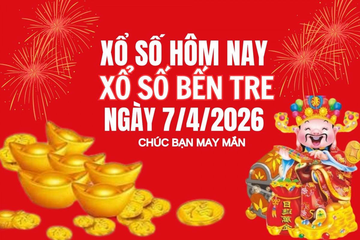 XSBT 31/3, Kết quả xổ số Bến Tre hôm nay 31/3/2026 , Trực tiếp XSBT ngày 31 tháng 3