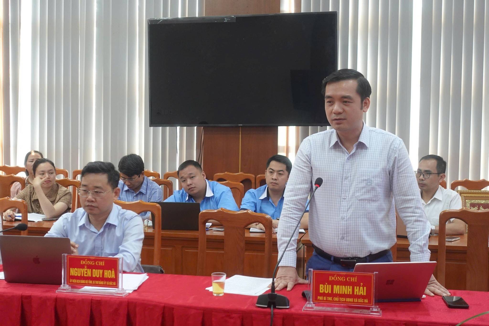 Bùi Minh Hải - Phó Bí thư Đảng ủy, Chủ tịch UBND xã,