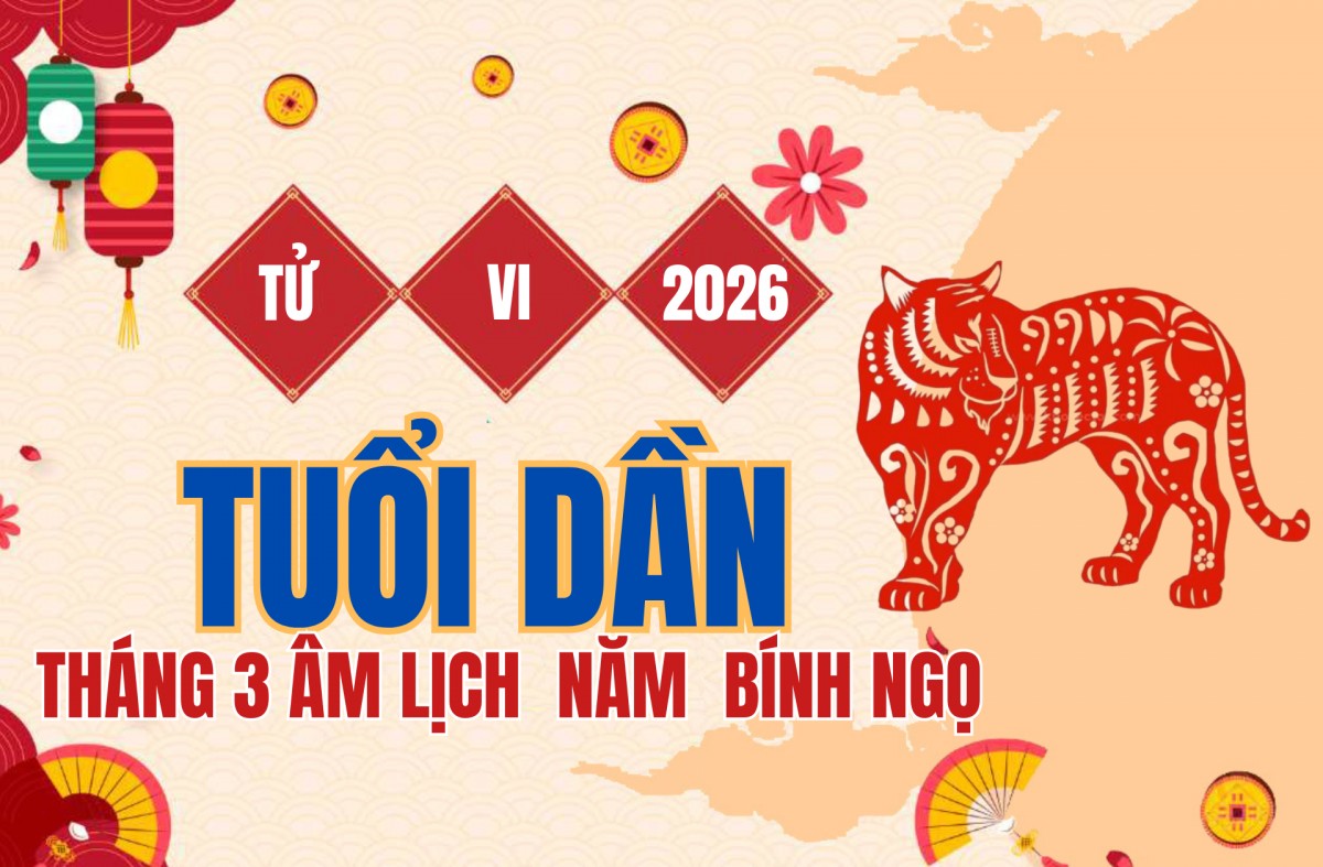 Tử vi tuổi Dần tháng 3 (âm lịch) năm Bính Ngọ - 2026: Bận rộn không ngừng, dễ gặp áp lực công việc và chi tiêu