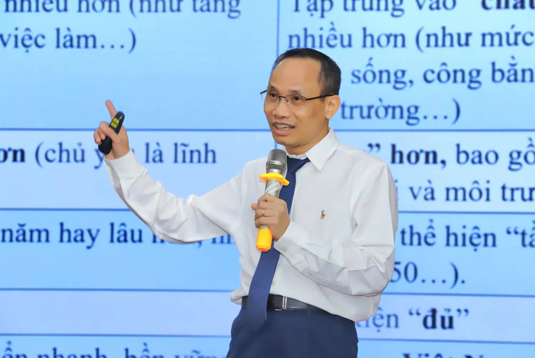 TS. Cấn Văn Lực: Tăng trưởng hai con số cần đổi mới mô hình phát triển, nâng cao năng suất và đảm bảo bền vững