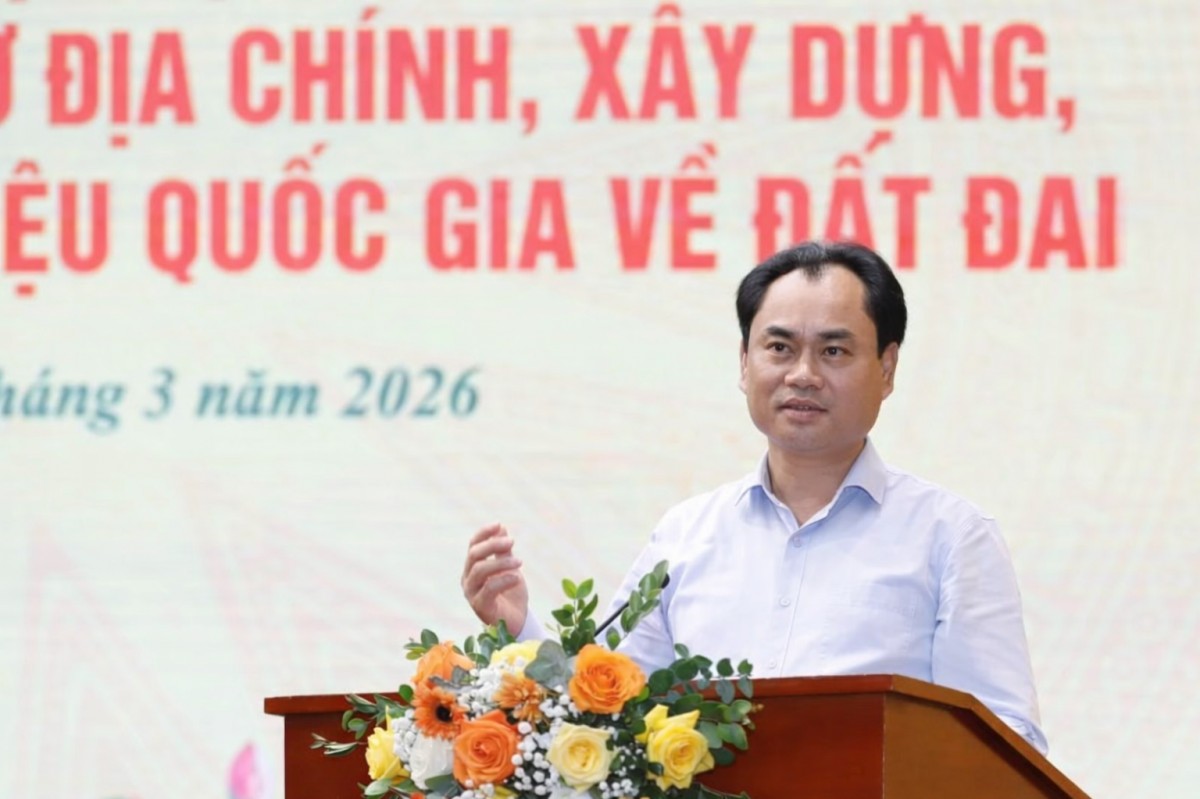 Xây dựng dữ liệu đất đai quốc gia 2026 quyết tâm cao, không thể trì hoãn tiến độ