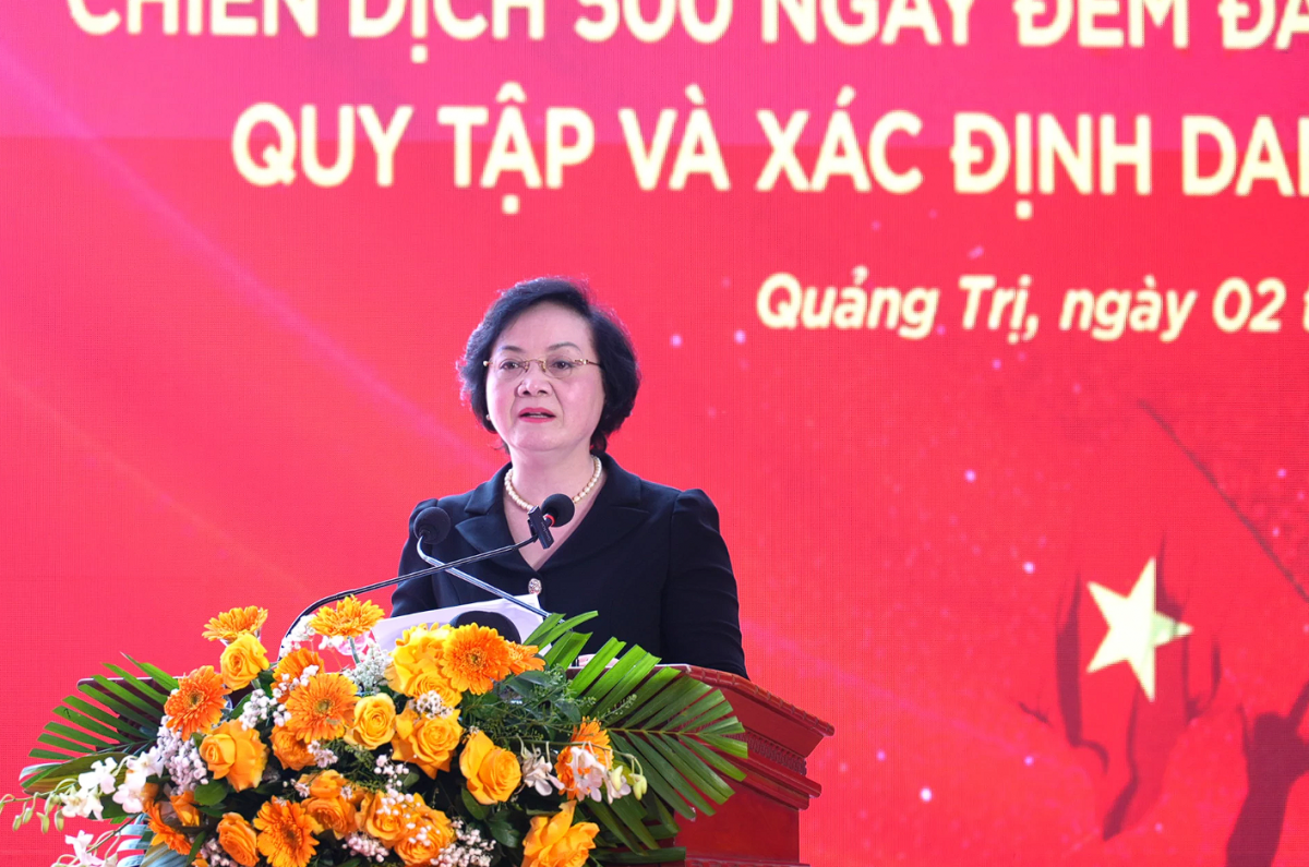 Quảng Trị: Tổ chức lễ phát động “Chiến dịch 500 ngày đêm đẩy mạnh thực hiện tìm kiếm, quy tập và xác định danh tính hài cốt liệt sĩ”