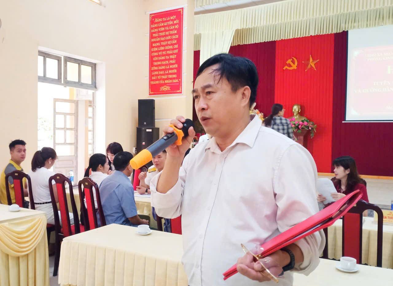 Chuyển đổi số trong quản lý thuế: Gần 100 hộ kinh doanh xã Mỏ Vàng được tập huấn chính sách mới