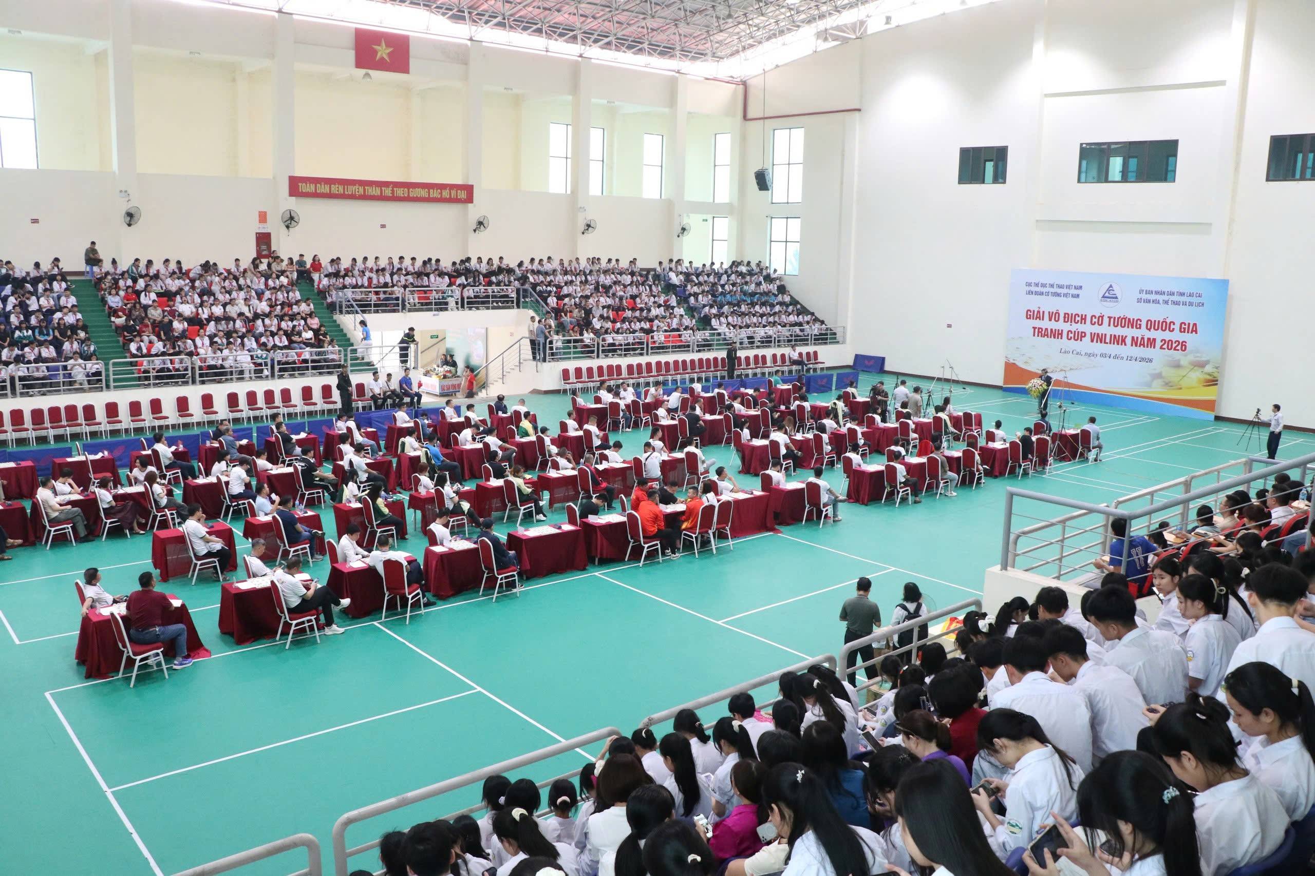 Lào Cai: Khai mạc Giải Vô địch Cờ tướng Quốc gia năm 2026 tranh Cúp VnLink