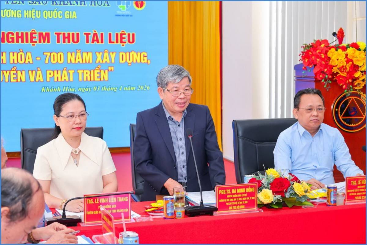 Nghiệm thu tài liệu “Yến Sào Khánh Hòa, 700 năm xây dựng, trao truyền và phát triển”